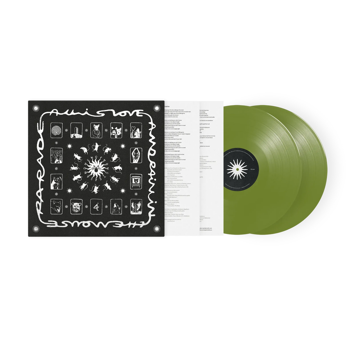 Isolation Network, INC. Music > Vinyl Records Of Monsters and Men - All Is Love and Pain in the Mouse Parade (Indie Exclusive, Olive Vinyl) 198704578618 SKKI0041.1