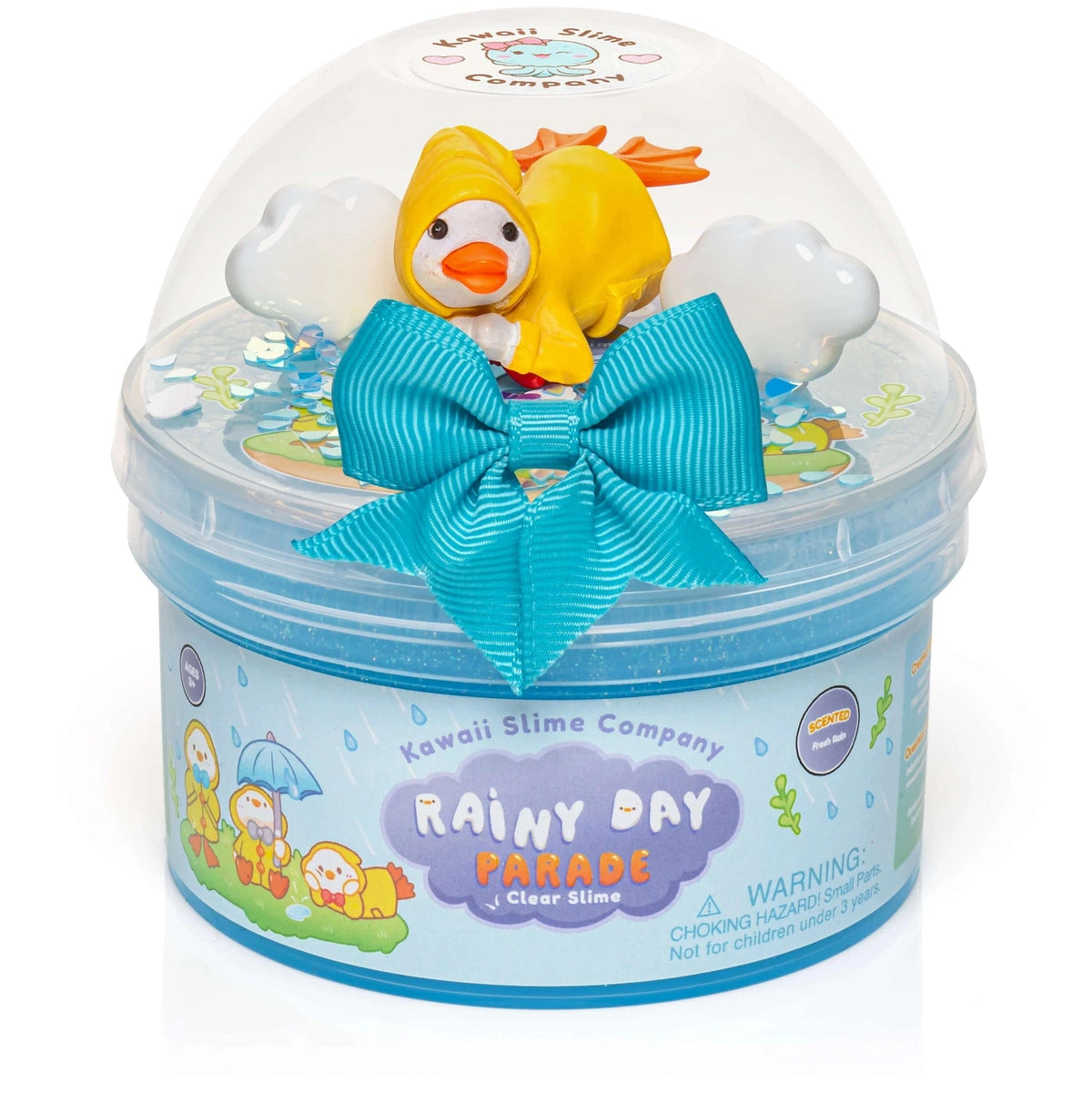 Kawaii Slime Company Toys > Fidget Toys Kawaii Slime: Clear Slime - Rainy Day Parade 810154374038 RAIDAYPAR_1470