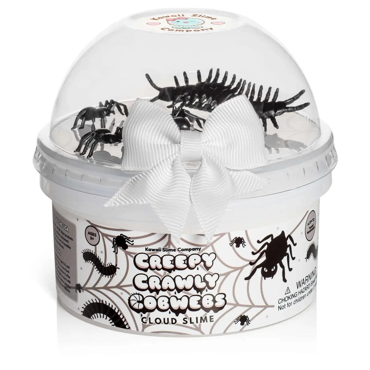 Kawaii Slime Company Toys > Fidget Toys Kawaii Slime: Cloud Slime - Creepy Crawly Cobwebs 857488008673 CRECRACOB_9192