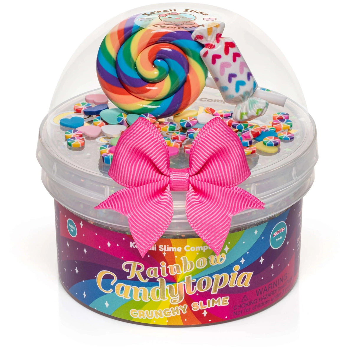 Kawaii Slime Company Toys > Fidget Toys Kawaii Slime: Crunchy Slime - Rainbow Candytopia 810154370078 RAICANCRU_9033