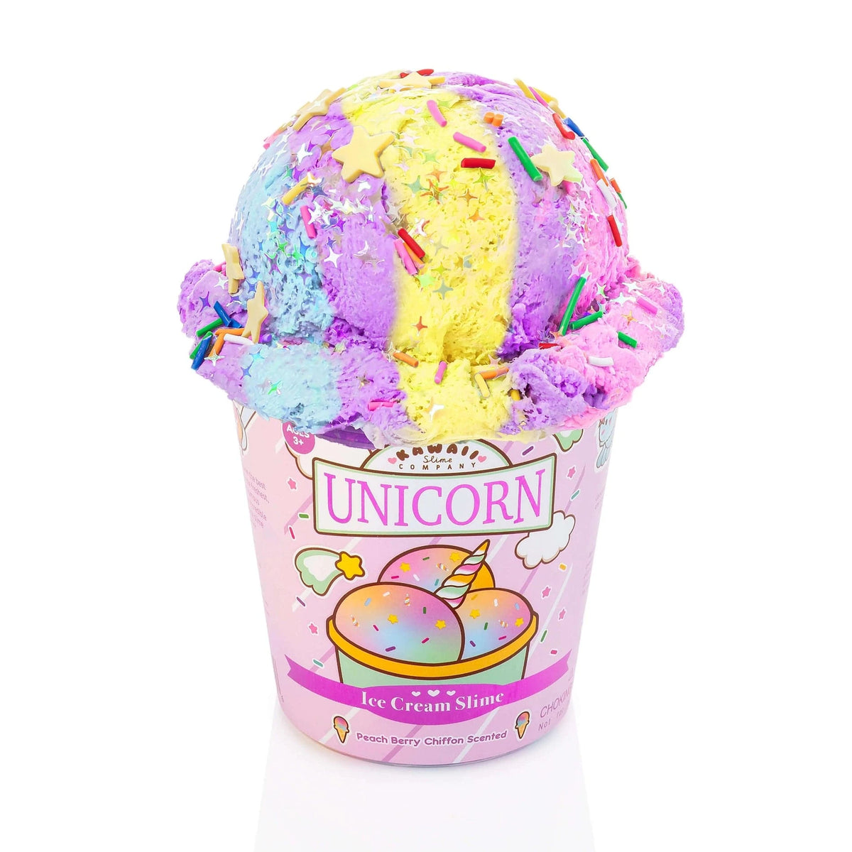 Kawaii Slime Company Toys > Fidget Toys Kawaii Slime: Ice Cream Pint Slime - Unicorn Scented 810154371136 UNISCEICE_1053