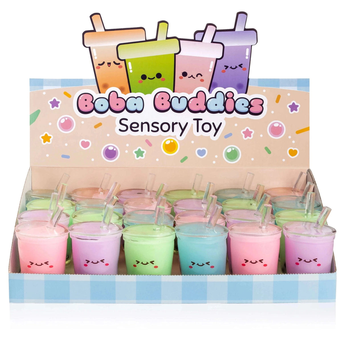Kawaii Slime Company Toys > Fidget Toys Kawaii Slime: Sensory Toy - Boba Buddies 810154371280 BOBBUDSEN_8889