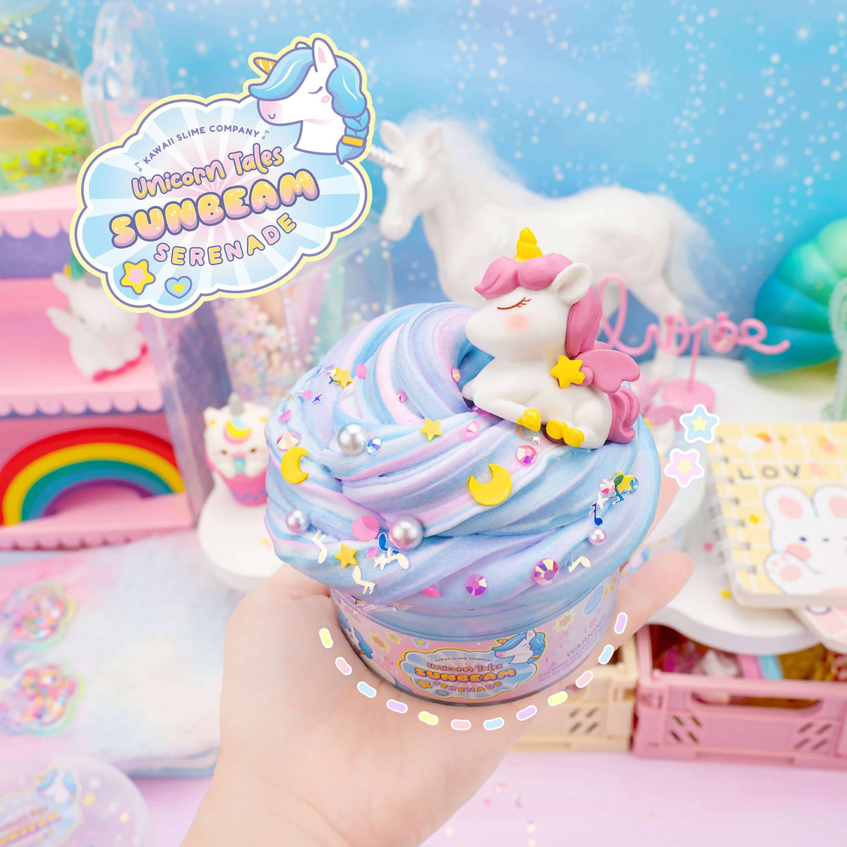 Kawaii Slime Company Toys Unicorn Tales Sunbeam Serenade Butter Slime 810154375226 UNITAL_1512
