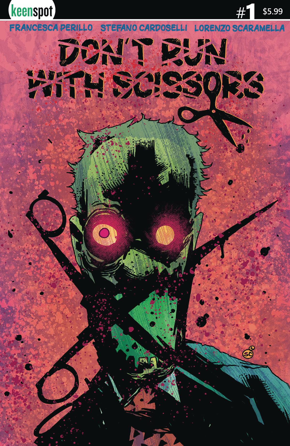 Keenspot Entertainment Comic Books DONT RUN WITH SCISSORS #1 CVR A STEFANO CARDOSELLI (MR) 60283502309600111 0125EX827