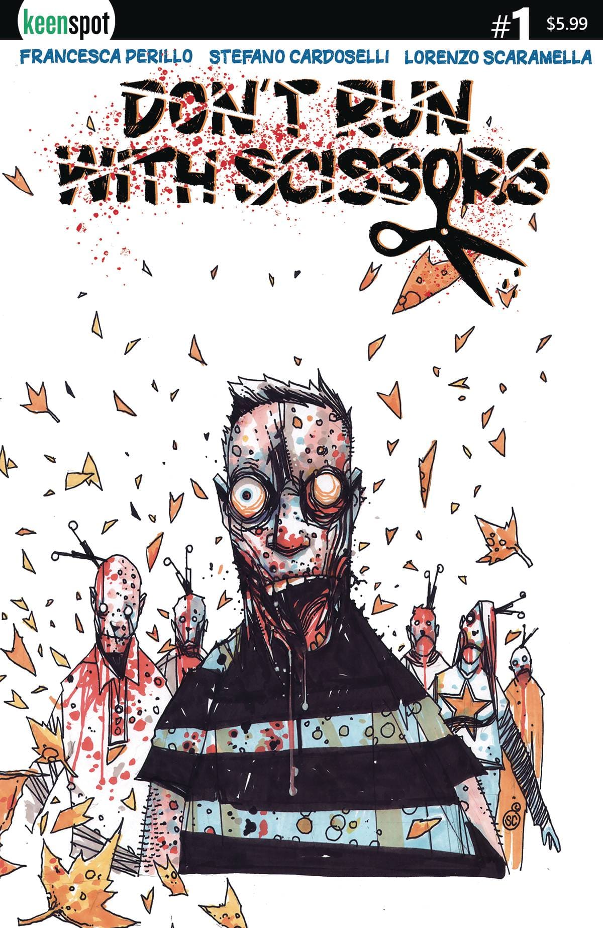 Keenspot Entertainment Comic Books DONT RUN WITH SCISSORS #1 CVR C STEFANO CARDOSELLI (MR) 60283502309600131 0125EX829