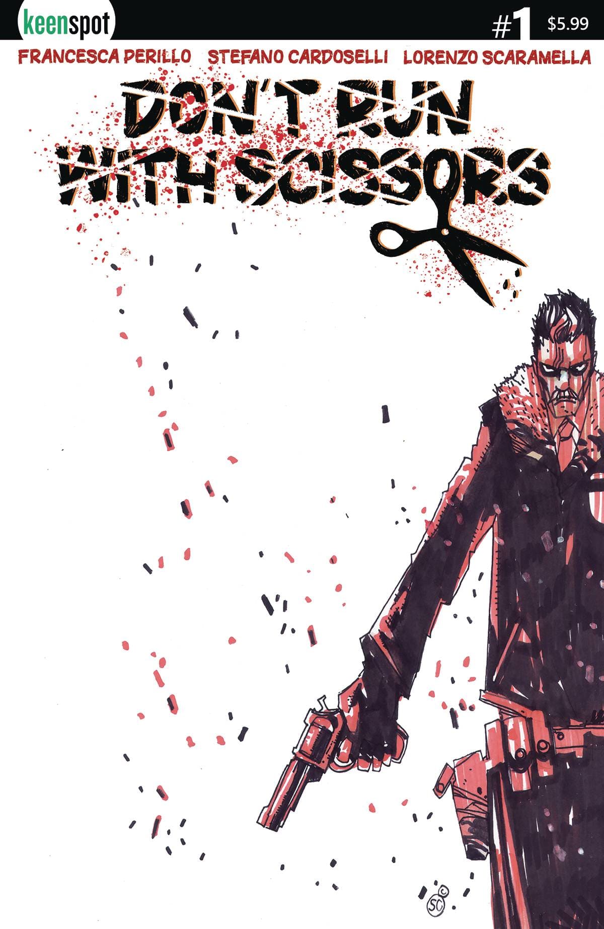 Keenspot Entertainment Comic Books DONT RUN WITH SCISSORS #1 CVR D STEFANO CARDOSELLI (MR) 60283502309600141 0125EX830