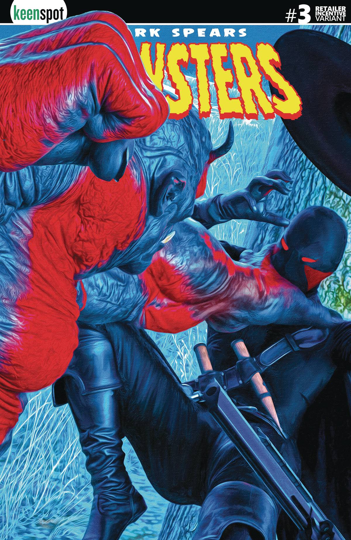KEENSPOT ENTERTAINMENT Comic Books > Incentives MARK SPEARS MONSTERS #3 CVR H 1:25 INCV (Net) 60283502299000381