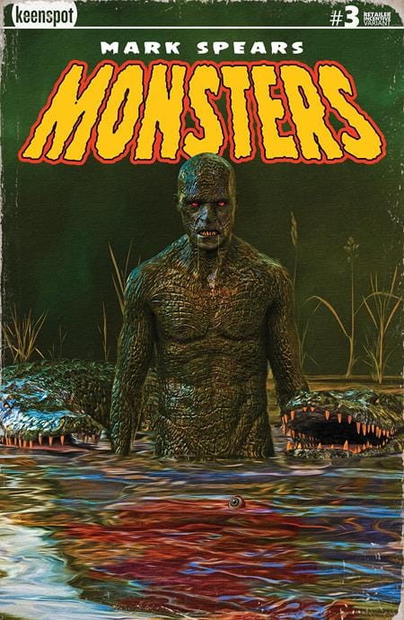 Keenspot Entertainment Comic Books > Incentives MARK SPEARS MONSTERS #3 Second Printing Cvr B 1:20 INCV Mark Spears Swamp Things Var 60283502299000322 0625EX819