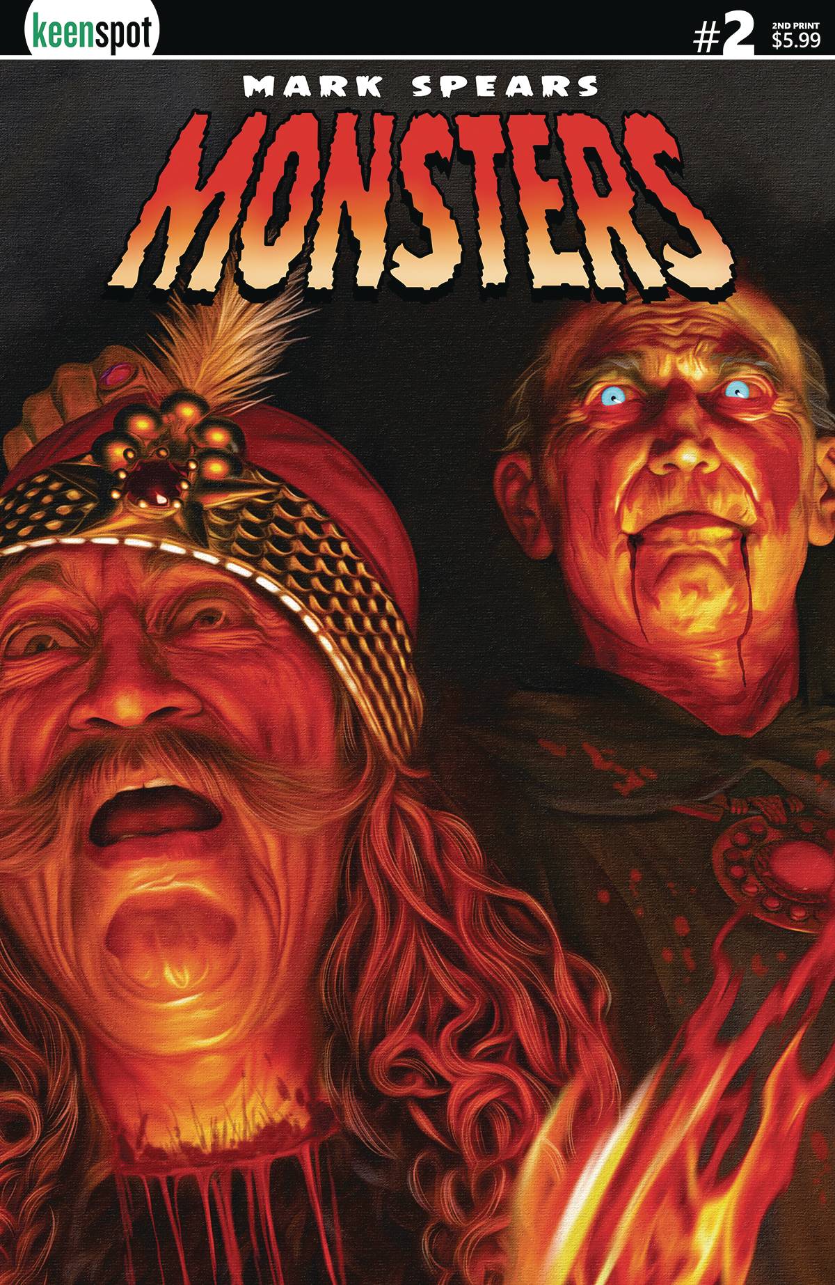 KEENSPOT ENTERTAINMENT Comic Books MARK SPEARS MONSTERS #2 2ND PTG CVR A BEHEADED 60283502299002012 STL358204
