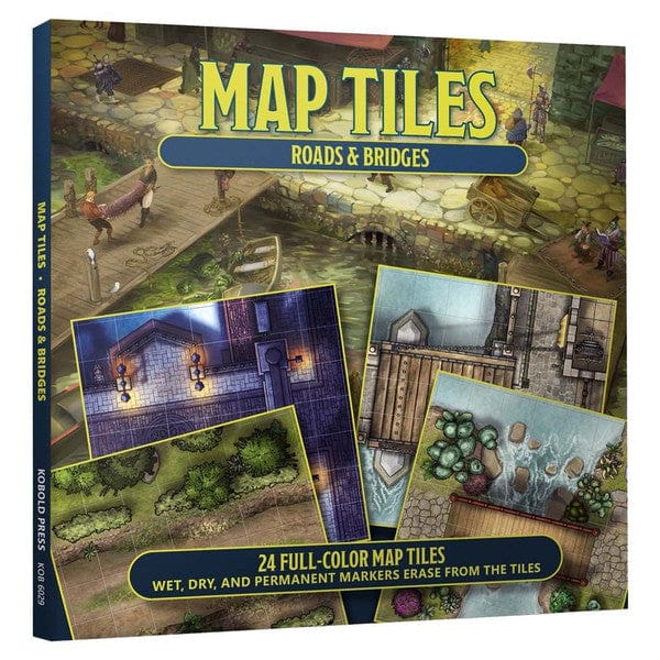 Kobold Press Tabletop Games > Role-Playing Games > Accessories Map Tiles: Roads & Bridges 9781964506029 KOB6029