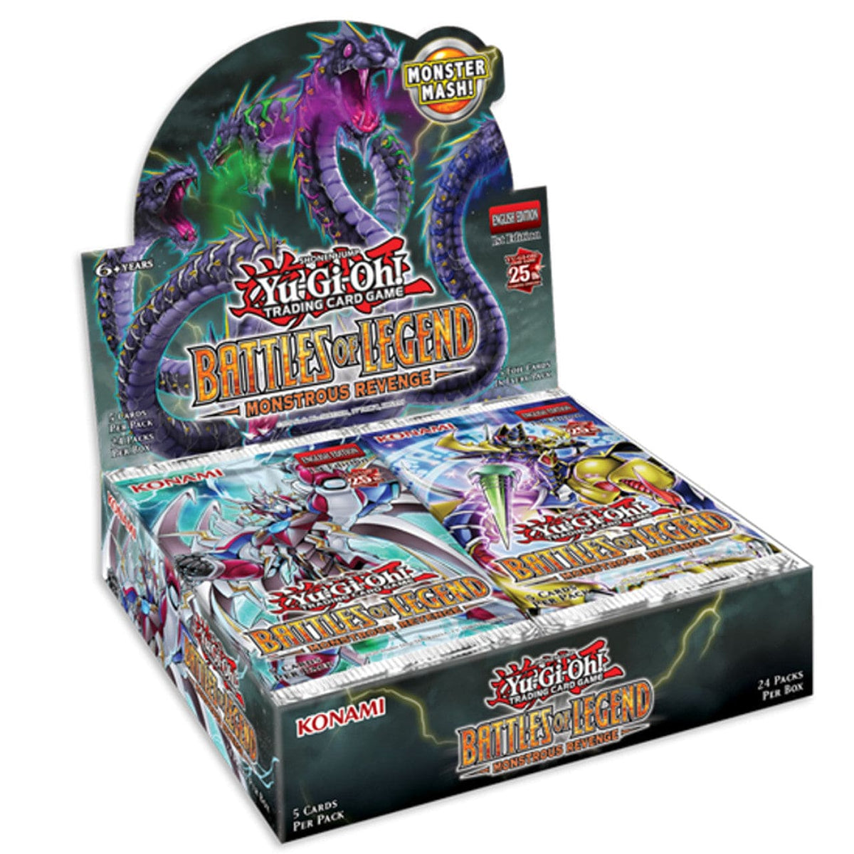 Konami Trading Card Games > Yu-Gi-Oh Yu-Gi-Oh! TCG: Battles of Legend - Monstrous Revenge Booster Box 083717862109 KON 86210