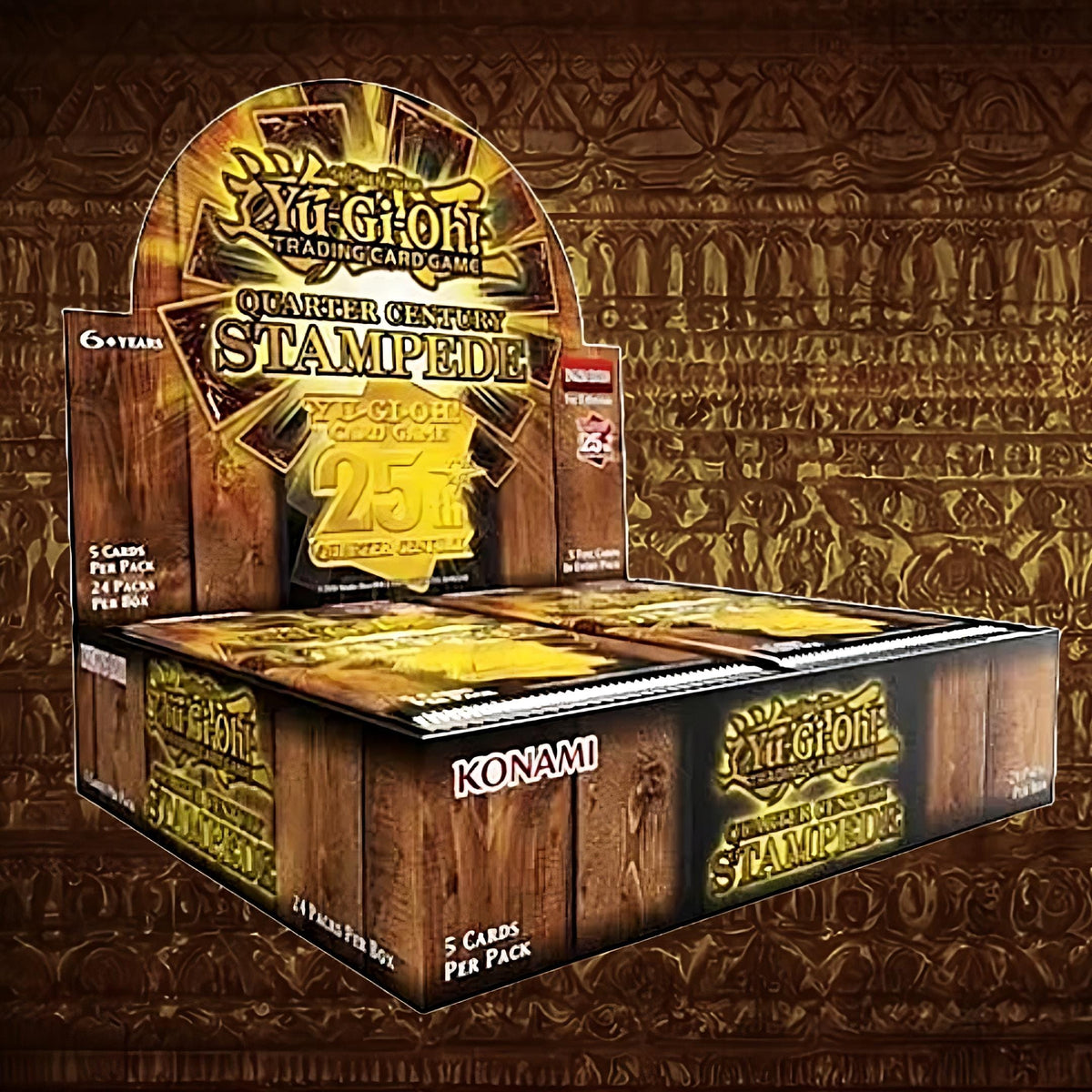 Konami Trading Card Games > Yu-Gi-Oh Yu-Gi-Oh!: Quarter Century Stampede Booster 083717867463 KOI86746