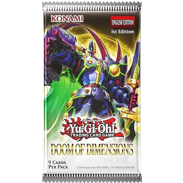 yugioh dimension cards Yu-Gi-Oh! Doom of Dimensions Booster Pack
