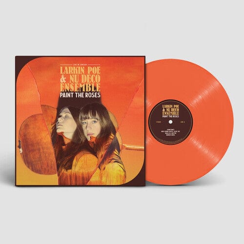 Larkin Poe Music > Vinyl Records Larkin Poe - Paint the Roses - Orange Vinyl 689396878860 TRWO7.1