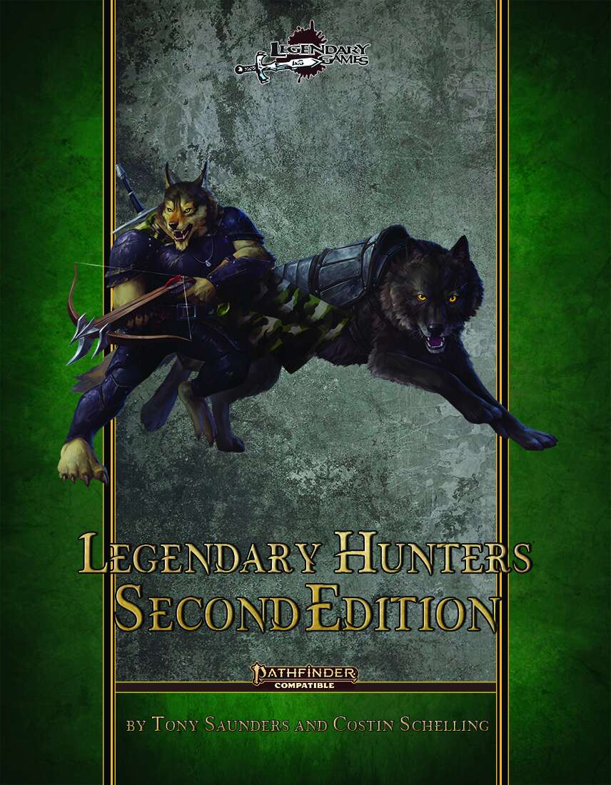 Legendary Games Tabletop Games > Role-Playing Games Legendary Hunters: Second Edition (Pathfinder 2E Compatible) 2370011449272 LGP 549LC36PF2