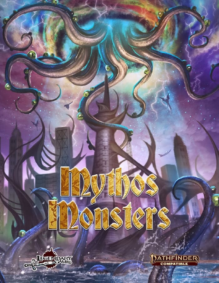 Legendary Games Tabletop Games > Role-Playing Games Mythos Monsters (Pathfinder Second Edition) 2370011486574 LGP 454HO04PF2