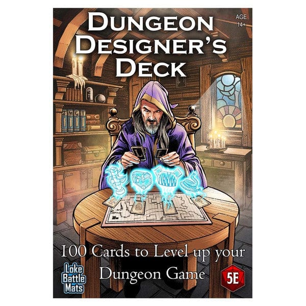 Loke Battle Mats Board Games > Card Games Dungeon Designers' Deck: Deal Your Own Dungeon 5060703680775 LMB065