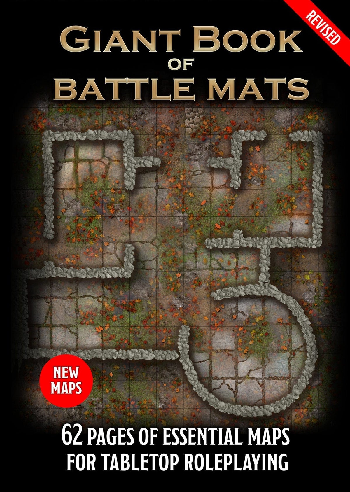Loke Battle Mats Game Supplies > Playmats Battle Mats: Giant Book of Battle Mats Revised 5060703680461 LBM 037