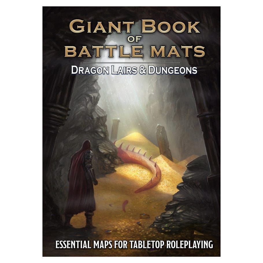 Loke Battle Mats Tabletop Games > Role-Playing Games Giant Book of Battle Mats: Dragon Lairs & Dungeons 5060703680812 LBM068