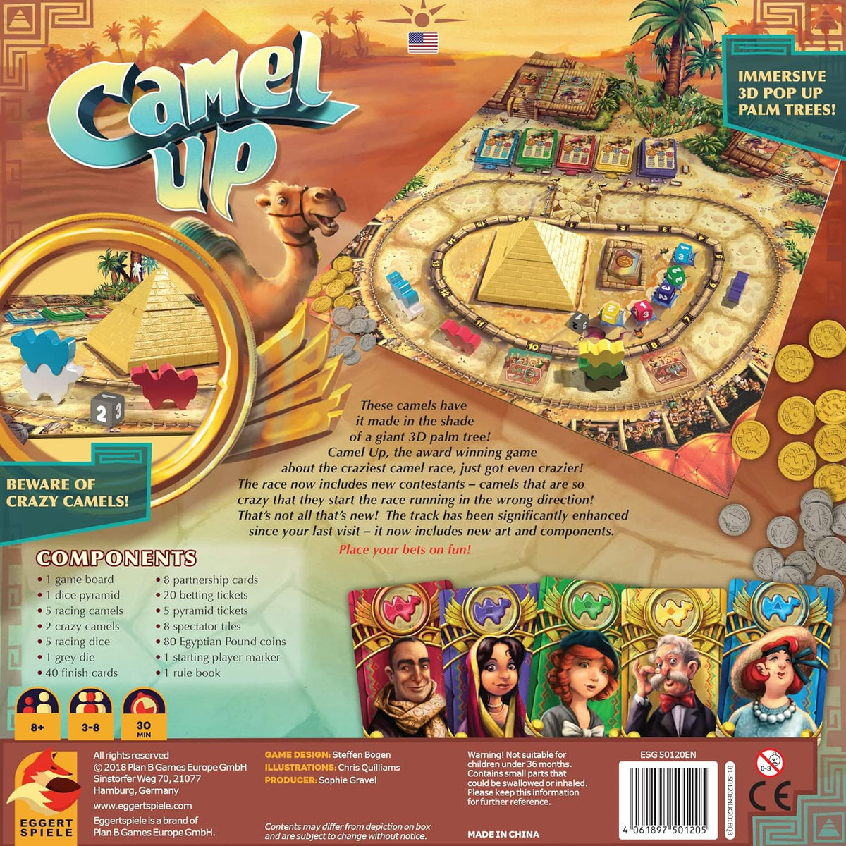 Lookout Games Board Games > Large Box Games Camel Up 2E 4061897300709 PG3070