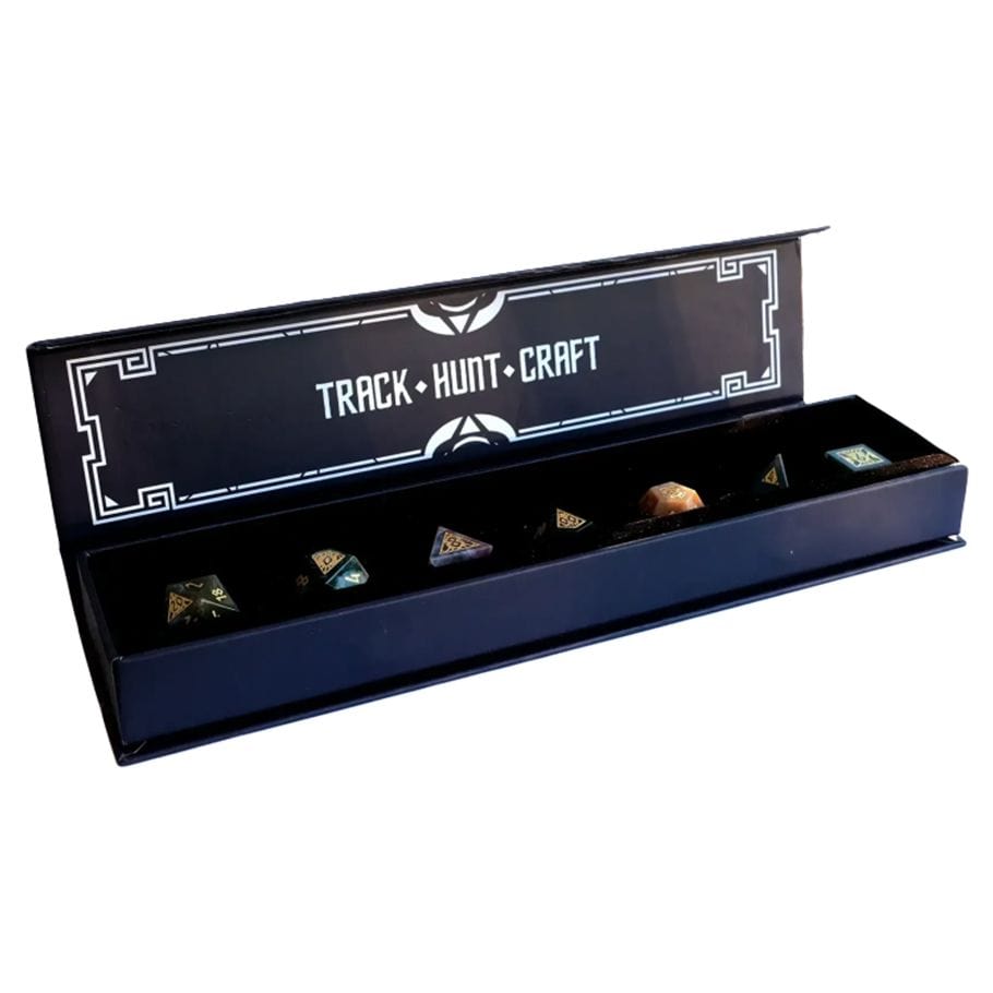 Loottavern Publishing Dice > Other Dice Heliana's Guide to Monster Hunting: Agate Gemstone Dice 304369863154 LTV63154