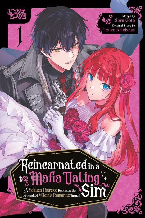 LoveLove Manga Reincarnated in a Mafia Dating Sim, Volume 1 9781427882660 PRH-9781427882660