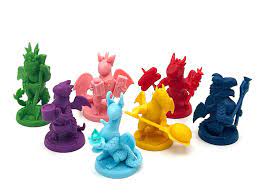 Lucky Duck Games Board Games > Accessories Flamecraft: Dragon Miniatures - Series 2 691835203737 LKY FMC-R02-ML