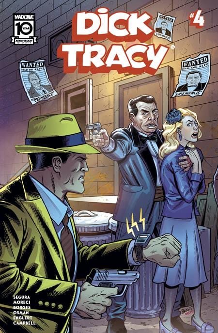 Mad Cave Studios Comic Books DICK TRACY #4Â CVRÂ B BRENT SCHOONOVER CONNECTING VAR 60194704612200421 0624MA447