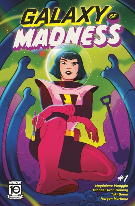 Mad Cave Studios Comic Books GALAXY OF MADNESS #1 (OF 10) CVR B PAULINA GANUCHEAU VAR 60194704602300121 0424MA434