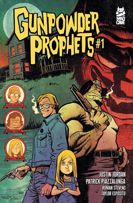 Mad Cave Studios Comic Books GUNPOWDER PROPHETS DEATH IN TEXAS #1 (OF 5) CVR A PATRICK PIAZZALUNGA 60196140501100111 0825MA0836