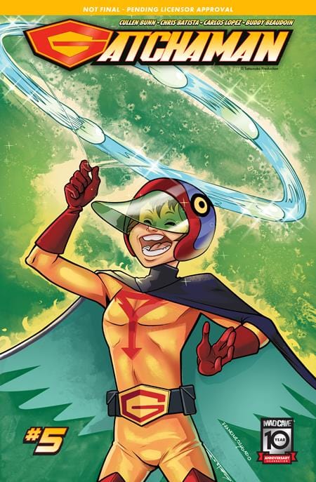 Mad Cave Studios Comic Books > Incentives GATCHAMANÂ #5Â CVRÂ CÂ INC 1:10 FRANCINE DELGADO JINPEI THE SWALLOW VAR 60194704601600531 0924MA500