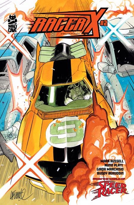 Mad Cave Studios Comic Books RACER X #2 (OF 8) CVR B DAVID LAFUENTE VAR 60196140497702021 0825MA0850