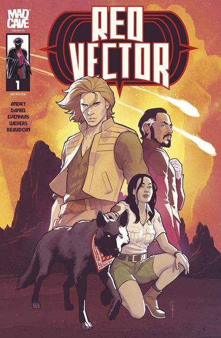 Mad Cave Studios Comic Books RED VECTOR #1 (OF 5) CVR A CHRIS EVENHUIS 60196140492200111 0625MA540