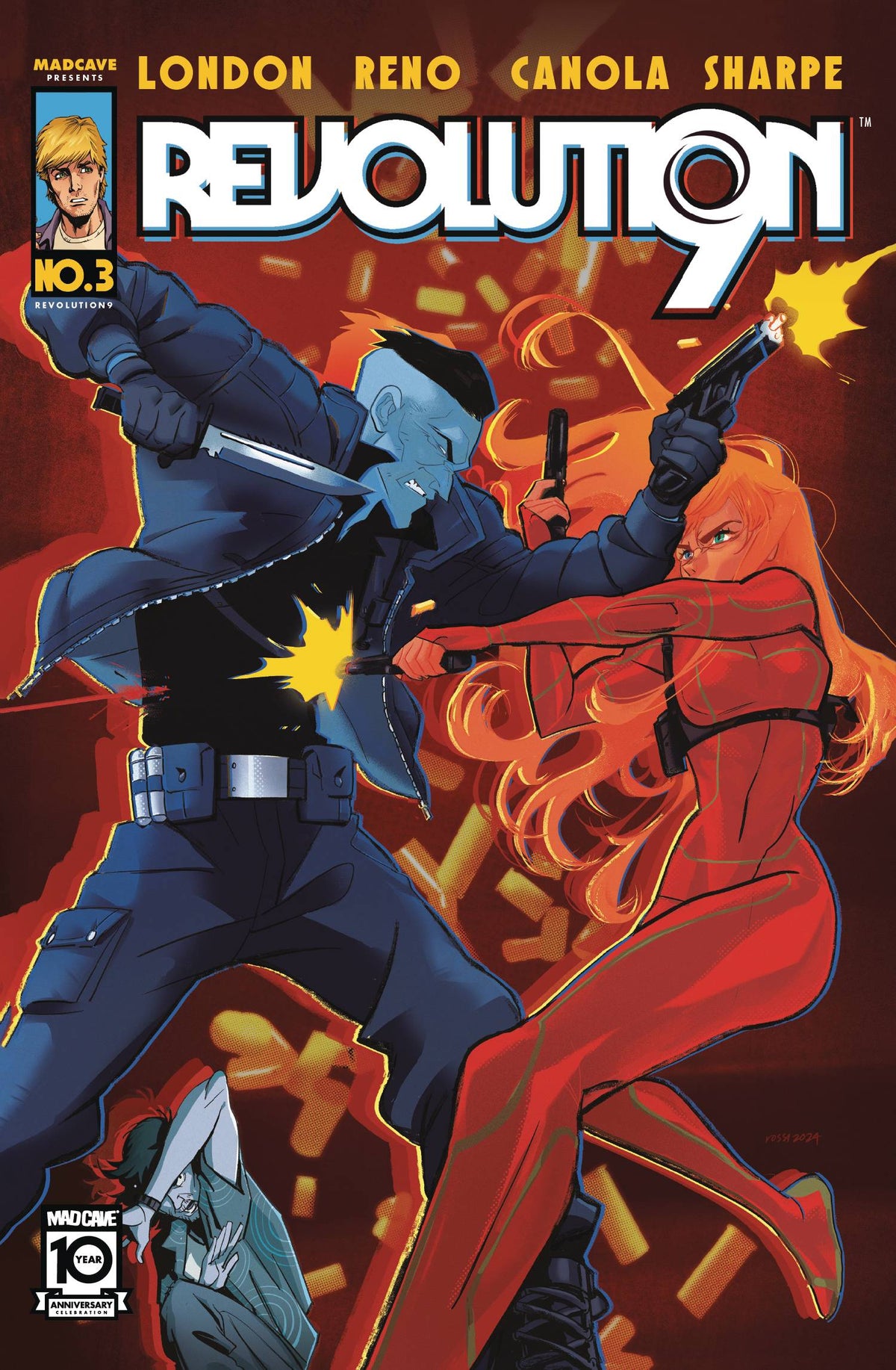 Mad Cave Studios Comic Books REVOLUTION 9 #3 (OF 4) 60194704591000311