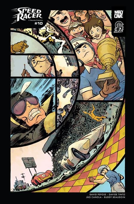 Mad Cave Studios Comic Books SPEED RACER #10 CVR B JESSE LONERGAN CONNECTING RETRO VAR 60196140488510021 0526MA0956