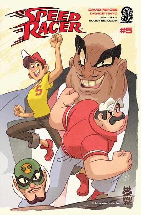 Mad Cave Studios Comic Books SPEED RACER #5 CVR B SEAN GALLOWAY RETRO MANGA VAR 60196140488505021 1025MA0786
