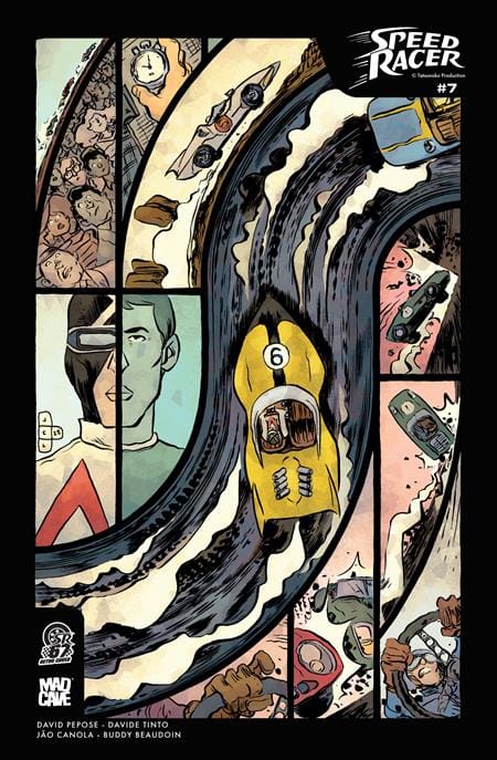 Mad Cave Studios Comic Books SPEED RACER #7 CVR B JESSE LONERGAN VAR 60196140488500721 0226MA0894