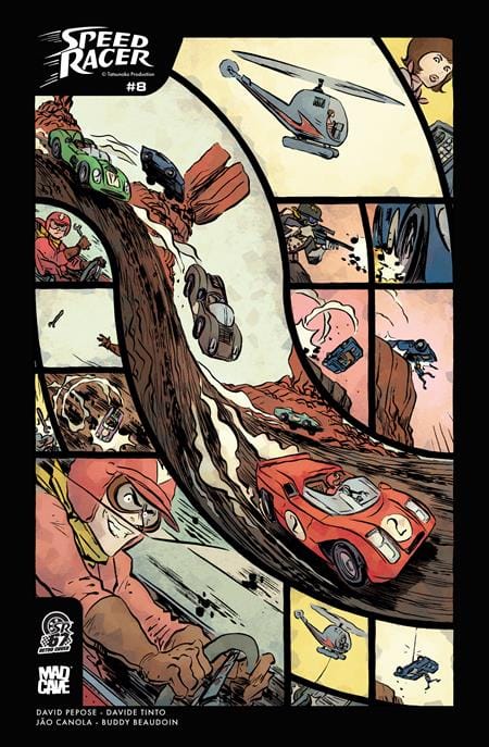 Mad Cave Studios Comic Books SPEED RACER #8 CVR B JESSE LONERGAN VAR 60196140488508021 0326MA0841