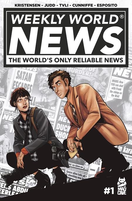 Mad Cave Studios Comic Books WEEKLY WORLD NEWS #1 (OF 6) CVR A MK PERKER (Release Date: 12/02/2026) 60396240469701011 1026MA0962