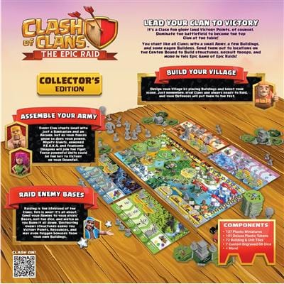 Maestro Media Board Games > Large Box Games Clash of Clans: The Epic Raid: Collector's Edition 810095333651 MMCLASHRAID02