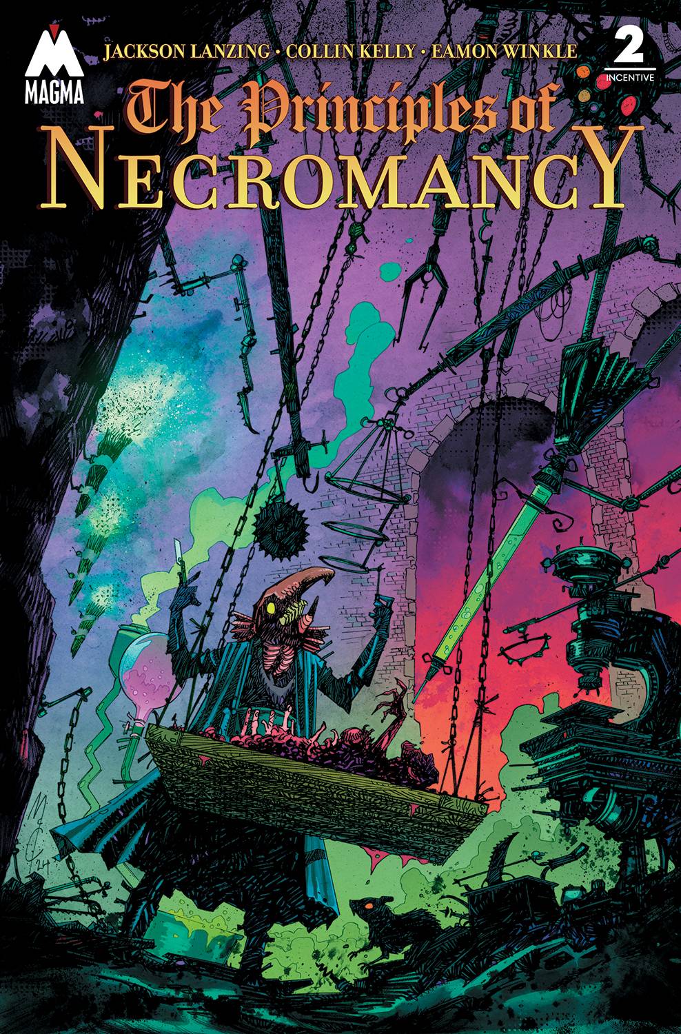 MAGMA COMIX Comic Books > Incentives PRINCIPLES OF NECROMANCY #2 CVR C 1:5 INCV MCCREA '85005994901600231 MAR241785