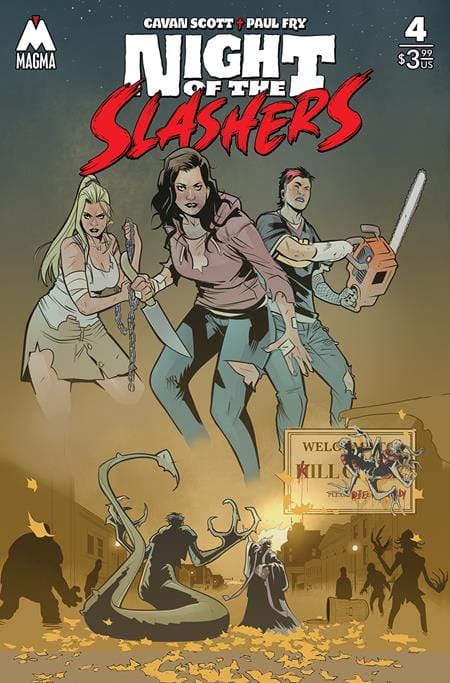 Magma Comix Comic Books NIGHT OF THE SLASHERS #4 CVR A PAUL FRY (MR) 85005994907800411 1124MM483