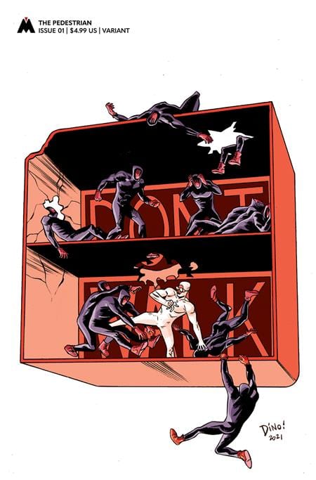 Magma Comix Comic Books PEDESTRIAN #1 CVR B DEAN HASPIEL CARDSTOCK VAR (MR) 85005994906100121 0624MM471