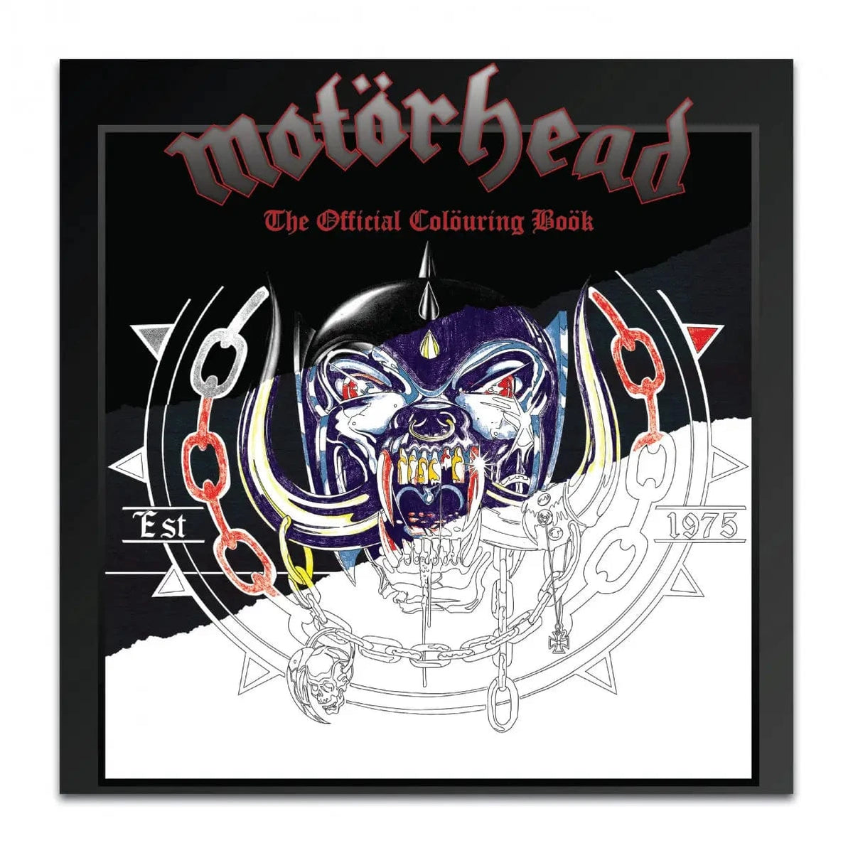 Manic Merch Books > Coloring Books Rock N Roll Colouring Books Motorhead Paperback 9781838147013 9781838147013