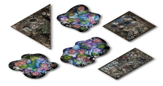 Mantic Entertainment Hobby Supplies > Terrain TerrainCrate: Sci-Fi Gaming Templates 5060924982924 MGE MGTC237