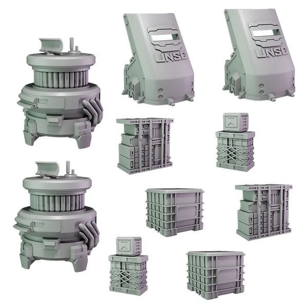 Mantic Entertainment Miniatures > Other Miniatures Halo: Flashpoint - USNC Scenery Set 5060924985215 MGCHAU101