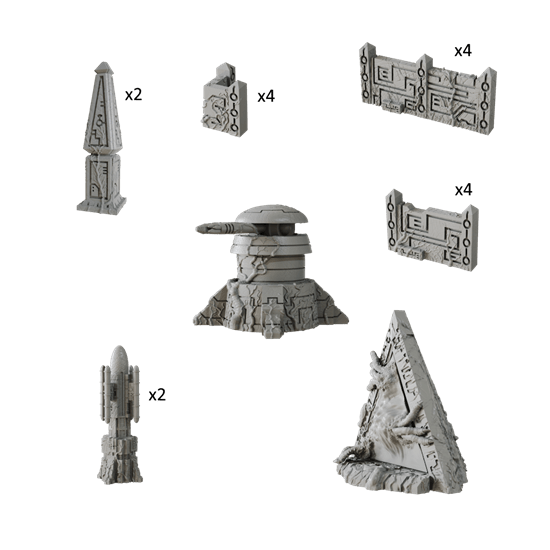 Mantic Entertainment Miniatures > Terrain Crate TerrainCrate: Xenos Stronghold 5060924982870 MGE MGTC232