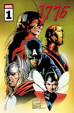 Marvel Comic Books 1776 #1 JOE QUESADA CHARACTER VARIANT 75960621353500121 PRH-75960621353500121