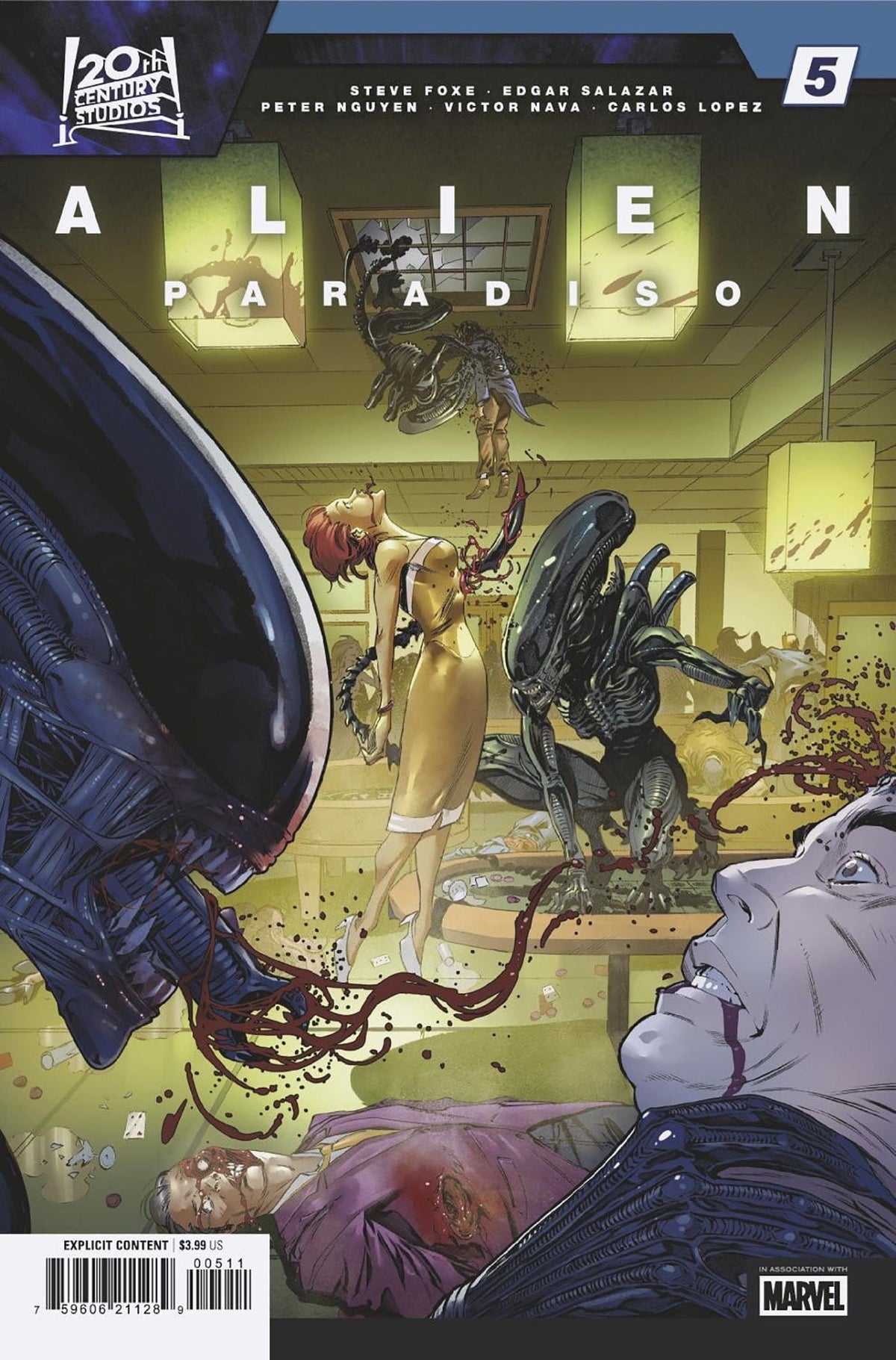 Marvel Comic Books ALIEN: PARADISO #5 75960621128900511 PRH-75960621128900511