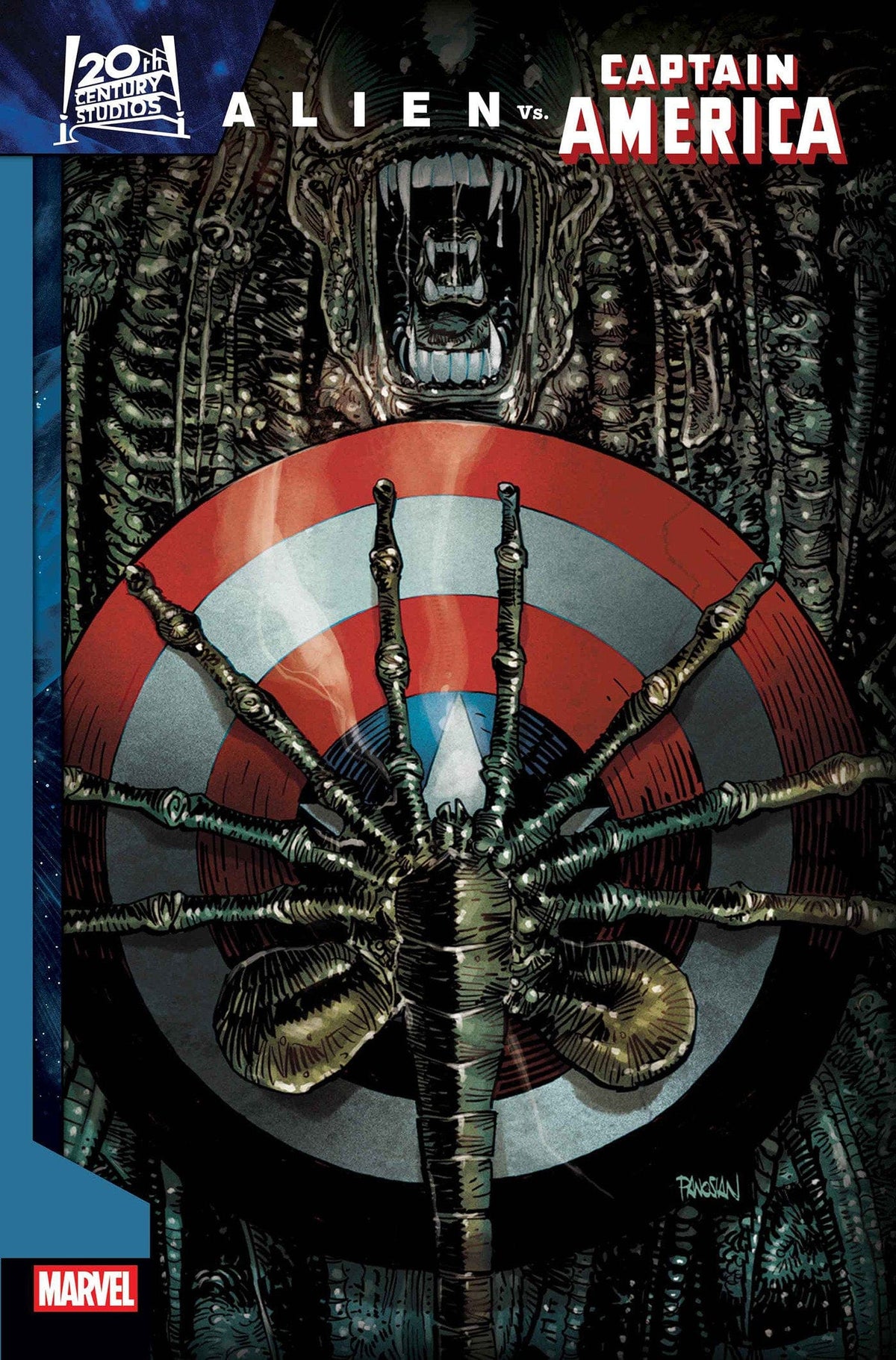 Marvel Comic Books ALIEN VS. CAPTAIN AMERICA #1 TBD ARTIST FOIL VARIANT 75960621352800121 PRH-75960621352800121